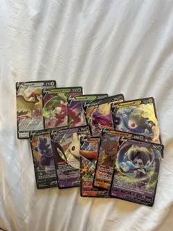 100 English V And EX Pokemon Cards As Shown In Photos - Image 2