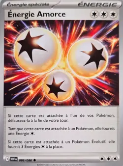Carte Pokemon ENERGIE AMORCE 086/086 EV10.5 flamme blanche FR - Image 1