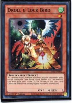 Droll & Lock Bird - RA02-EN006 - Ultra Rare - 1st Edition Yugioh - Image 1