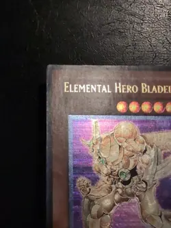 Yu-Gi-Oh! ULTIMATE RARE HOLO CARD ELEMENTAL HERO BLADEDGE EEN-EN097 1ST LP - Image 5
