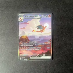 Pokemon TCG Charizard EX 151 Ultra Rare Card Scarlet & Violet Series 199/165 NM - Image 1