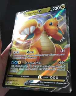 4 X JUMBO Oversized Pokemon Card Dragonite V Regieleki Orbeetle SWSH Zapdos ex - Image 4