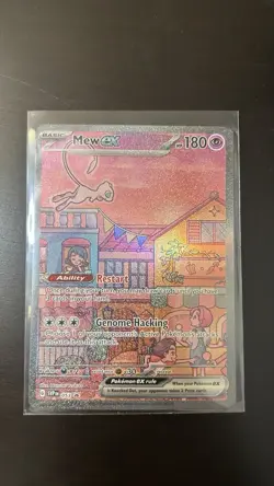 Mew ex 053 Sv: Scarlet & Violet Promo Cards Full Art Holo Pokemon TCG Age 6+ - Image 1