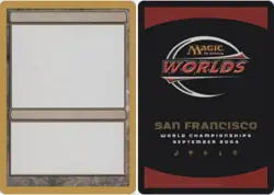 Blank - 2004 (Filler Card for Artist Alters) ~ Lightly Played World Championship - Image 1