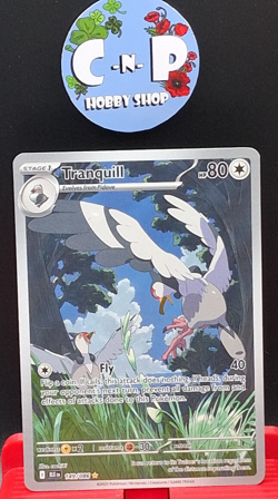 Pokemon Card TCG: Tranquil 149/086 Illustration Rare SV Black Bolt LP English - Image 1