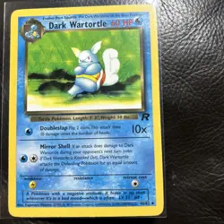 Dark Wartortle 46/82 Team Rocket Uncommon Pokemon Card - Near Mint - Image 1
