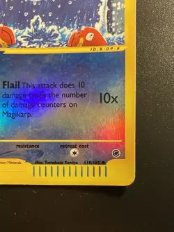 Pokemon Card-Magikarp-Reverse Holo-Expedition-118/165-ENG-LP - Image 5