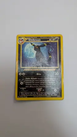 Pokemon Umbreon Neo Discovery Holo TCG Card 13/75 Rare - Image 1