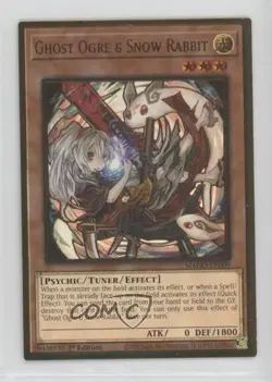 Ghost Ogre & Snow Rabbit (PGR) 1st Ed. YuGiOh Gold Series: Maximum #MAGO-EN009 - Image 1