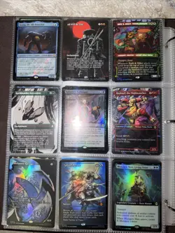 MTG Lot Of 9 Teenage Mutant Ninja Turtles NM-M Condition - Image 1