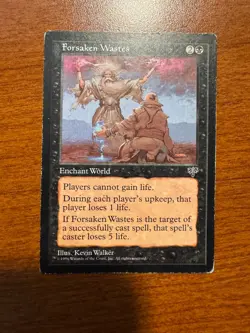 MTG Magic the Gathering Forsaken Wastes (125/351) Mirage HP - Image 1