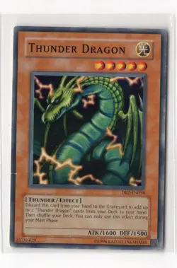 Yugioh! LP Thunder Dragon - DB2-EN058 - Common - Unlimited Edition LP - Image 1