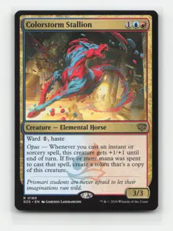 Colorstorm Stallion 180 SOS Secrets of Strixhaven Magic MTG NM - Image 1