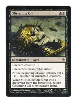 1 MTG NM English Glistening Oil R New Phyrexia 62 NM - Image 1