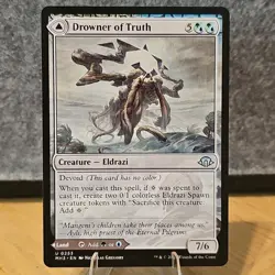 MTG Drowner of Truth Drowned Jungle Modern Horizons 3 Set #253 NM Fresh Pull - Image 1
