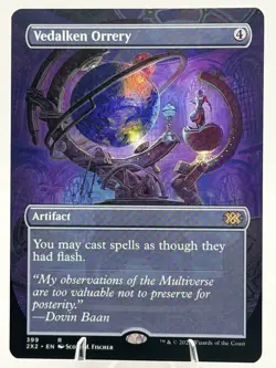 Vedalken Orrery BORDERLESS 399 Double Masters 2022 MTG LP - Image 1