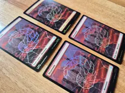 Spider-Man; Full Art Land Mountain x4 (Foil), Unplayed, NM, MTG Magic - Image 2