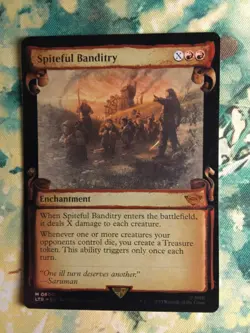 Spiteful Banditry (Showcase Scrolls) Universes Beyond: the Lord of the Rings:... - Image 1