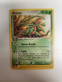 Pokemon TCG Grovyle EX Ruby and Sapphire 31/109 Regular Uncommon DMG - Image 1