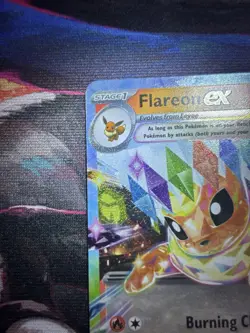 Pokemon TCG Flareon ex 014/131 Prismatic Evolutions Double Rare Holo 270HP - Image 3