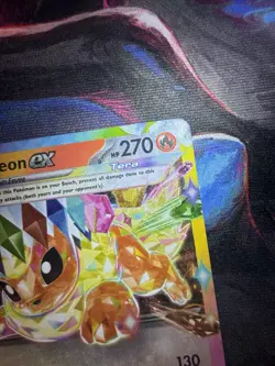 Pokemon TCG Flareon ex 014/131 Prismatic Evolutions Double Rare Holo 270HP - Image 4