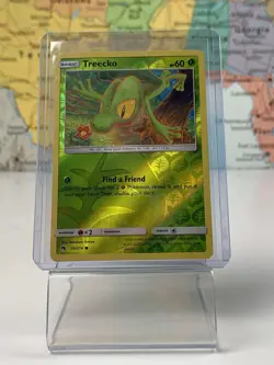 SHIPS SAME DAY Pokemon Card Treecko 20/214 Reverse Holo Basic Grass Type 2018 - Image 1