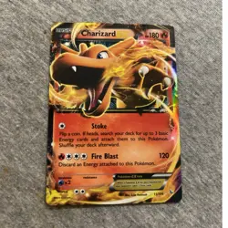 Pokemon TCG Charizard EX Ultra Rare Holo Flashfire 11/106 180 HP - Image 1