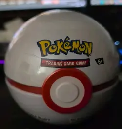 Pokemon B25 Poke Ball Tin – 3 Booster Packs & Sticker Inside (Factory Sealed) - Image 1