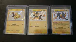 Shinx & Luxio & Luxray Shiny Holo Rare Paldean Fates NM Pokemon Baby 135 136 137 - Image 1
