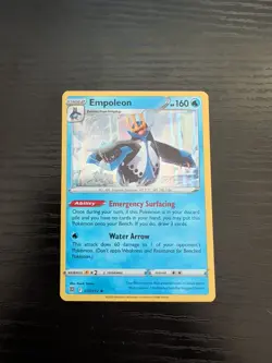Empoleon #037/172 Holo Rare 2022 Pokemon Brilliant Stars NM - Image 1