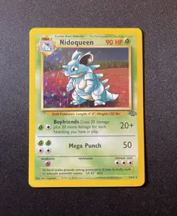 Pokemon TCG Nidoqueen Holo Rare Unlimited Jungle 07/64 - Image 1