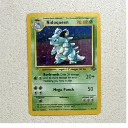Nidoqueen Jungle Unlimited Holo Rare 90HP Wizards Pokemon TCG 7/64 - Image 1