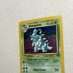 Nidoqueen Jungle Unlimited Holo Rare 90HP Wizards Pokemon TCG 7/64 - Image 5