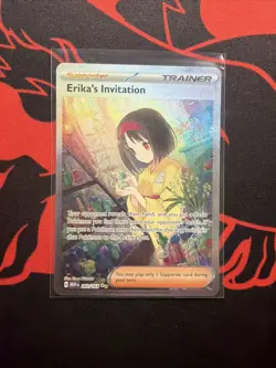 Erika's Invitation 203/165 SV 151 Special Illustration Rare Pokemon TCG NM - Image 1