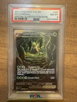 2023 POKEMON PAL EN WO-CHIEN ex SPECIAL ILLUSTRATION RARE PSA 8 NM- MT! - Image 1