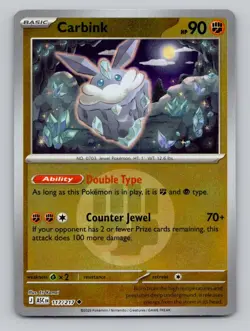 Carbink - 117/217 (Energy Symbol Pattern) 117/217 Ascended Heroes Reverse Holo - Image 1