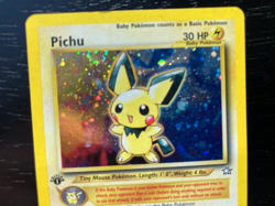 Pokemon Neo Genesis RARE 1st Edition Holo Pichu 12/111. Good Condition - Image 2