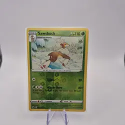 Pokemon Sawsbuck SWSH06: Chilling Reign 012/198 Near Mint NM Reverse Holo - Image 1