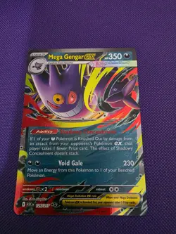 Mega Gengar EX #125/217 Mega Evolution Ascended Heroes Pokemon TCG NM - Image 1