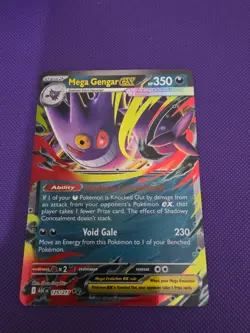Mega Gengar EX #125/217 Mega Evolution Ascended Heroes Pokemon TCG NM - Image 2