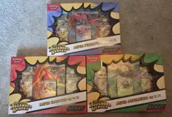 Pokemon Ascended Heroes Mega Feraligatr Meganium Emboar EX Promo Boxs Sealed - Image 1