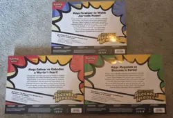 Pokemon Ascended Heroes Mega Feraligatr Meganium Emboar EX Promo Boxs Sealed - Image 2