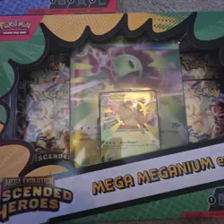 Pokemon Ascended Heroes Mega Feraligatr Meganium Emboar EX Promo Boxs Sealed - Image 5