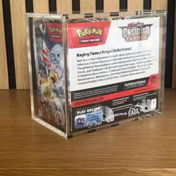 x10 Pokemon Booster Box Acrylic Protective Display Case Priority Ship - Image 4