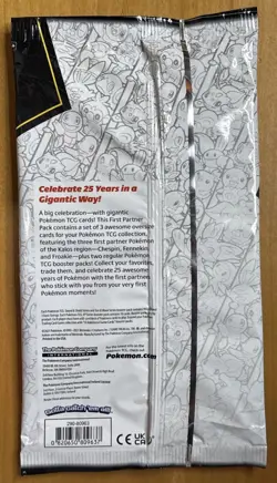 Pokemon TCG: First Partner Pack (Kalos) SEALED 820650809637 - Image 2