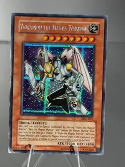 Valkyrion the Magna Warrior Secret Rare Unlimited Lightly Played SDD-001 - Image 1