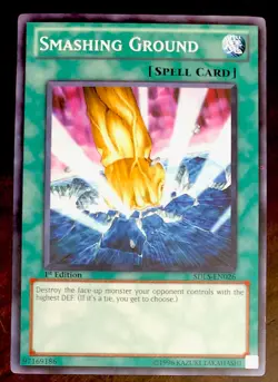 Smashing Ground SDLS-EN026 YuGiOh! Lost Sanctuary Deck 1st Ed NM Spell NEW x1 - Image 1