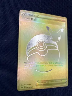 SWSH146 Poke Ball Gold Full Art Celebrations Pokemon TCG Promo Card - Image 2