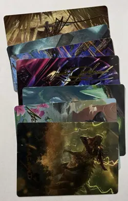 Magic The Gathering : Signed Art Cards Set Of 7 (Near Mint) - Image 1