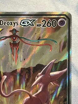 Espeon & Deoxys GX Tag Team SM240 Sun & Moon Black Star Promo Pokemon Card LP+ - Image 4